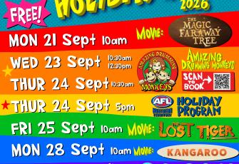 Sept/Oct School Holidays