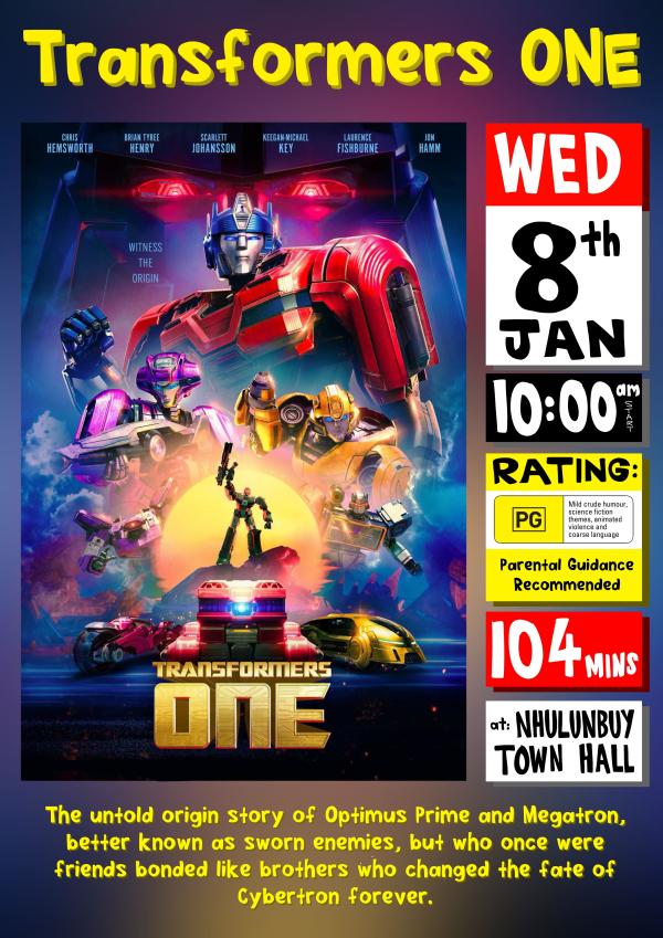 Transformers One poster