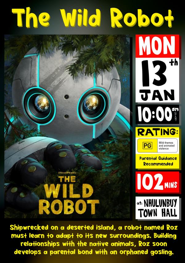 The Wild Robot poster