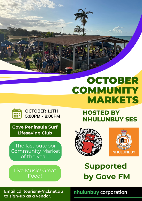 October 2025 Community Markets 