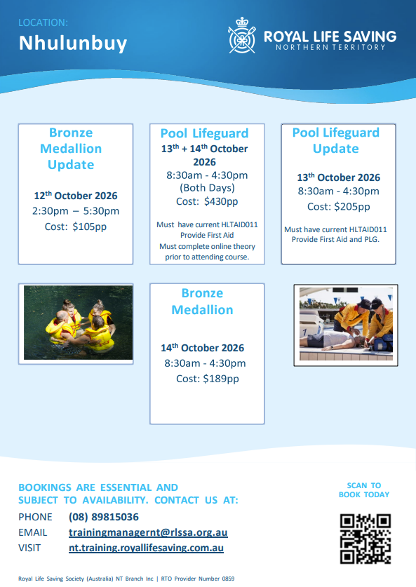 Royal Life NT Courses