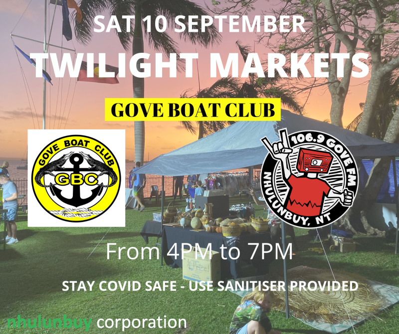 September Twilight Market at the Gove Boat Club