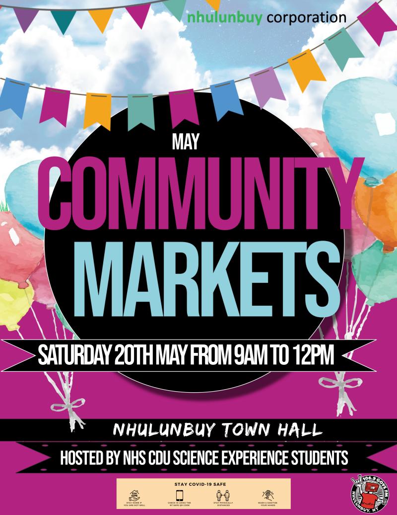 May 2023 Community Markets poster 