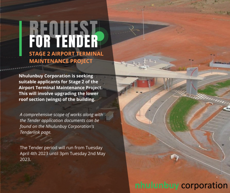 Request for Tender Airport Works Stage 2