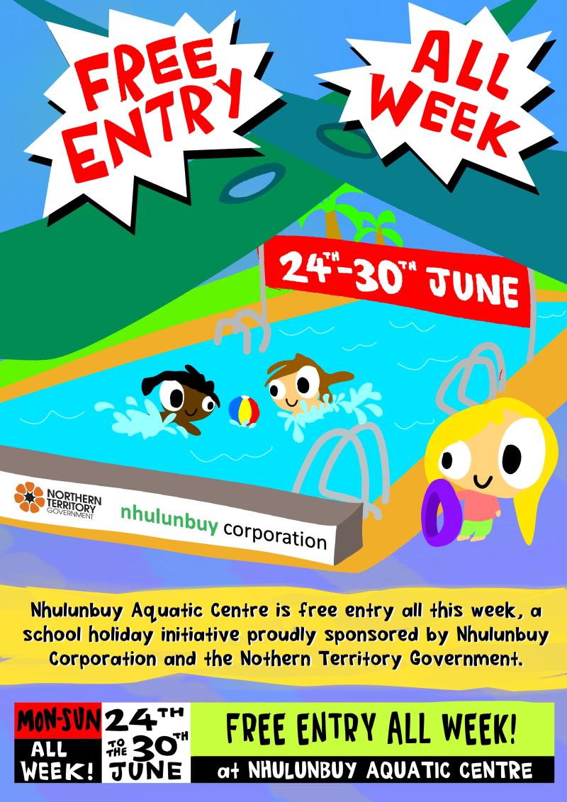 Term 2 2024 School Holidays - free entry poster