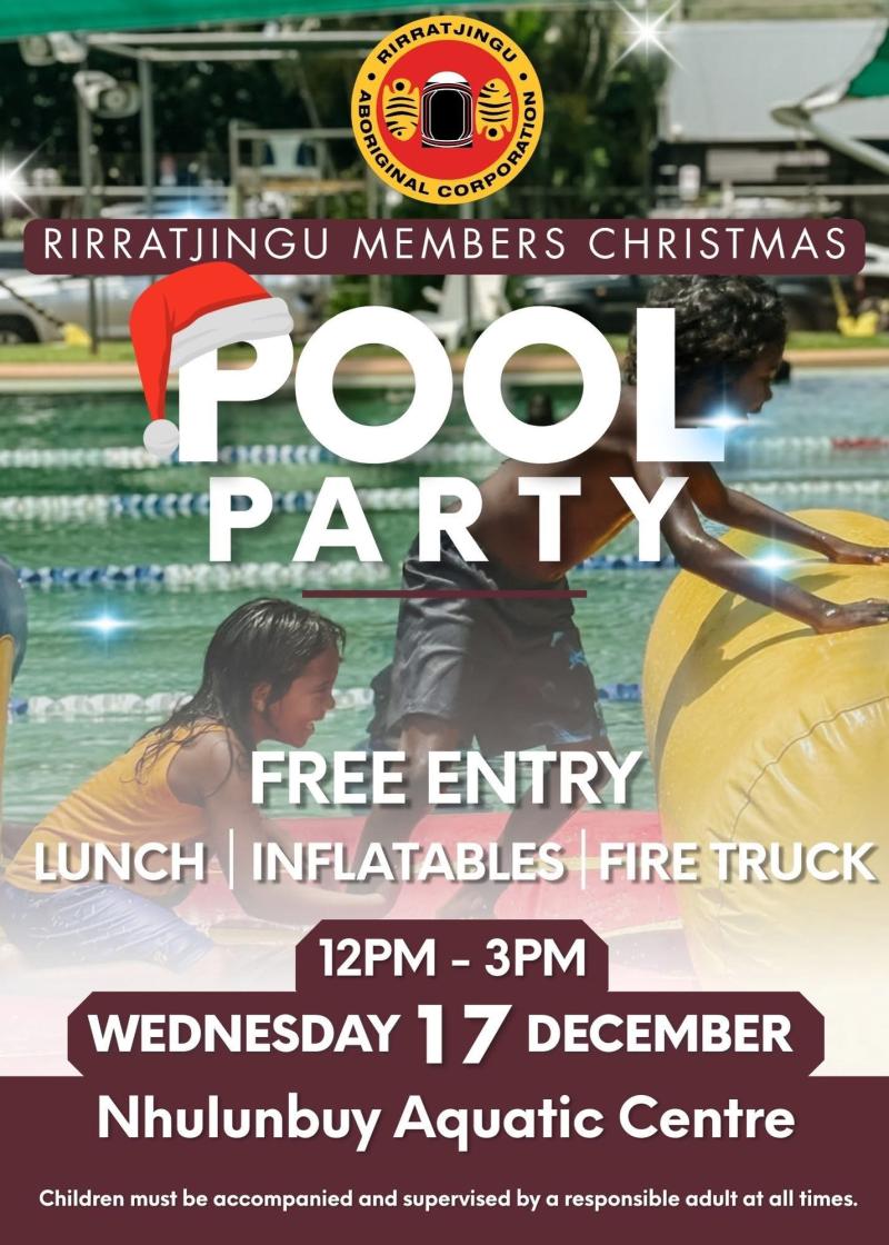 Rirratjingu Pool Party 2026