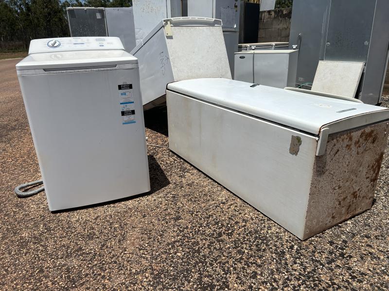 White goods dumped at Waste Management Facility